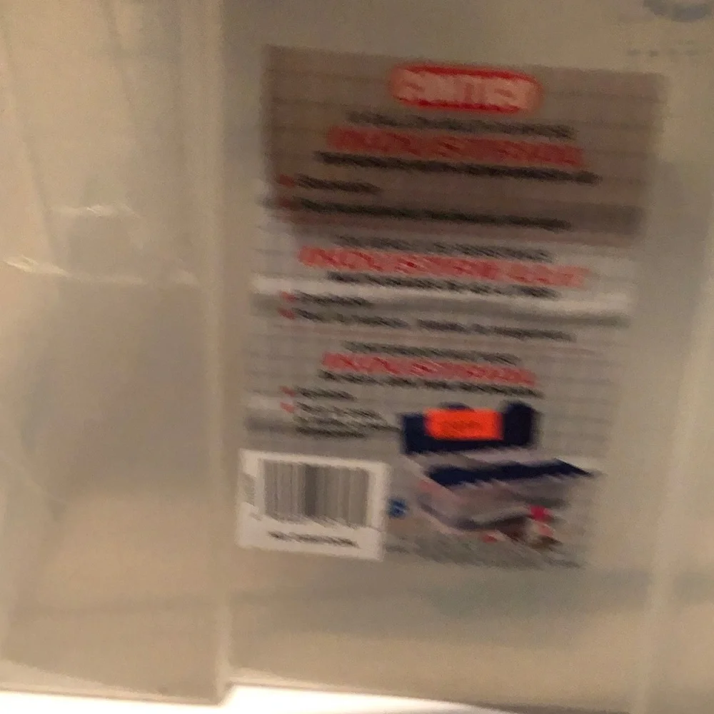 Clear storage bins